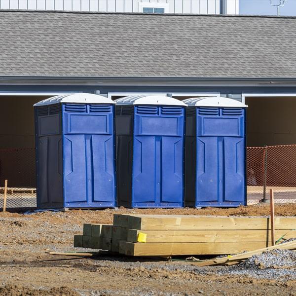 Heavy-duty construction site porta potty in Madera, California